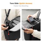 K&F Concept Camera bags Waterproof 25L Large Capacity Camera Case with Raincover Camera Case 15.6 Inch Laptop Compartment Compatible with Canon/Nikon/Sony/DJI Mavic Drone Travel Camera Backpack