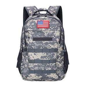 outdoor plus Camo Backpack,Military Boys Backpacks for School,40L Army Bookbag with USB Charging Port Waterproof