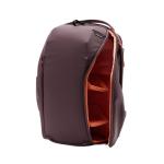 Peak Design Everyday Backpack Zip 15L, Eclipse, 270-Degree Zip, Dual Side Pockets, FlexFold Dividers, Fits 15" Laptop, For Camera Carry, Daily Commutes or Travel, Versatile Backpack for Men and Women