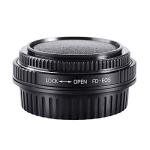 K&F Concept Pro Lens Mount Adapter Compatible for Canon FD FL 35mm SLR Lens to Canon EOS (EF, EF-S) Camera, Compatible with Canon 1D, 1DS, Mark II, III, IV, Digital Rebel T5i, T4i, T3i, T3