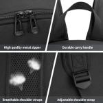 IPEB Camera Backpack for DSLR/SLR/Mirrorless Bag Professional Waterproof Camera Case 11"X5.9"X15" for Photographers Grey