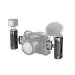 SmallRig Mini Side Handle Handgrip with Dual 1/4"-20 Screw Mount for Mirrorless Digital Camera DSLR Camera Small Camera Cage Built-in Wrench, Up and Down Adjustable, Pack of 2-4957