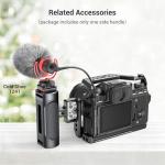 SmallRig Mini Side Handle Handgrip with Dual 1/4"-20 Screw Mount for Mirrorless Digital Camera DSLR Camera Small Camera Cage Built-in Wrench, Up and Down Adjustable, Pack of 2-4957