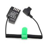 HangTon Dummy Battery DMW-DCC12 for Panasonic DMC-GH5 GH4 GH3 DSLR Camera, DMW-BLF19 Replacement (Coiled)