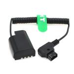 HangTon Dummy Battery DMW-DCC12 for Panasonic DMC-GH5 GH4 GH3 DSLR Camera, DMW-BLF19 Replacement (Coiled)