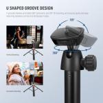 NEEWER Tripod for Cell Phone & Camera with Remote & Phone Holder Compatible with iPhone GoPro Canon Sony DSLR, 62.9" All Metal Portable Selfie Stick Travel Vlog Stand for Video Recording, TS05