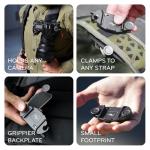 Peak Design Capture Camera Clip V3, Eclipse with Plate, Holds DSLR, Compact and Point and Shoot Bodies, Secure, Stable and Accessible, Attaches to Straps and Belts, Quick Release, 200 lb Capacity