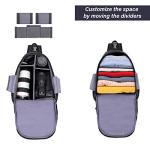 MOSISO Camera Bag Sling Backpack,DSLR/SLR/Mirrorless Photography Camera Case Crossbody Shoulder Bag with Tripod Holder&Rain Cover&Shoulder Straps Compatible with Canon/Nikon/Sony, Black