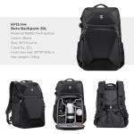 K&F Concept Camera Backpack Hard Shell 20L Photography Camera Bag Hardshell Case with Tripod Holder&Laptop Compartment