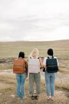 Ruby Camera Backpack – Sleek, Durable Vegan Leather Bag with Gear Dividers, Laptop Compartment, and Side Access for Cameras & Gear, Brown