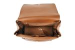 Ruby Camera Backpack – Sleek, Durable Vegan Leather Bag with Gear Dividers, Laptop Compartment, and Side Access for Cameras & Gear, Brown