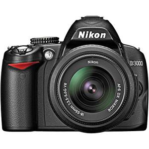 Nikon D3000 10.2MP Digital SLR Camera with 18-55mm f/3.5-5.6G AF-S DX VR Nikkor Zoom Lens