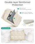 BAGSMART Digital Camera Case, Protective Puffy Camera Case with 2 Carrying Ways, Lightweight & Waterproof Small Camera Bag for Canon PowerShot G7X Mark II/III/Sony DSCW800/DSCW830 - Black