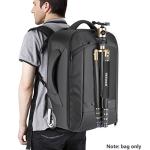Neewer 2-in-1 Rolling Camera Bag Backpack Suitcase Style Convertible with Double Handle, Shockproof Trolley Case with Removable Padded for SLR/DSLR Cameras Tripod Lenses (Black/Red)