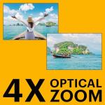 KODAK PIXPRO WPZ2 Rugged Waterproof Digital Camera 16MP 4X Optical Zoom 2.7" LCD Full HD Video, Red