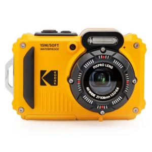 KODAK PIXPRO WPZ2 Rugged Waterproof Shockproof Dustproof WiFi Digital Camera 16MP 4X Optical Zoom 1080P Full HD Video Vlogging Camera 2.7" LCD (Yellow)