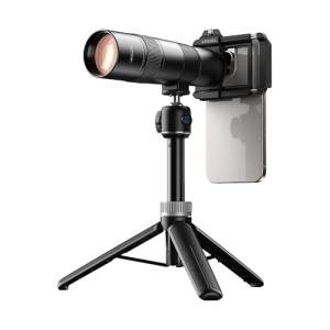 APEXEL 30X HD Telephoto Lens for iPhone Pro Max/Samsung/Android | High Power Zoom Camera Lens with Tripod Mount, Universal Smartphone Compatibility