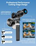 APEXEL 30X HD Telephoto Lens for iPhone Pro Max/Samsung/Android | High Power Zoom Camera Lens with Tripod Mount, Universal Smartphone Compatibility