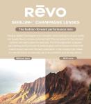 Revo Sunglasses x Annika I: Polarized Lens with Navigator Frame, Rose Gold Frame with Champagne Lens