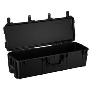 Condition 1 45" Empty Waterproof Hard Case w/Wheels – Lockable, TSA Approved Gear Storage Long Trunk, IP67-Rated Waterproof, Stackable, Rugged Travel Case – Black, Made in USA, Model 2191