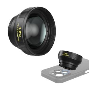 Freewell 1.7X Telephoto Lens for iPhone & Samsung – 17mm Threaded Premium Portrait & Wildlife Lens