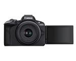 Canon EOS R50 Mirrorless Camera with RF-S18-45mm F4.5-6.3 is STM & RF-S55-210mm F5-7.1 is STM Lenses, 24.2 Megapixel CMOS (APS-C) Sensor, 4K Video, Content Creator Vlogging Camera, RF Mount, Black