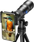 Evil Eye 20-60X Zoom Telephoto Lens, High Power HD Telephoto Phone Lens with Tripod and Universal Phone Clip for iPhone 16/15/14/13 Series, Samsung, Android Phone and Most Smartphone