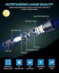 Evil Eye 20-60X Zoom Telephoto Lens, High Power HD Telephoto Phone Lens with Tripod and Universal Phone Clip for iPhone 16/15/14/13 Series, Samsung, Android Phone and Most Smartphone