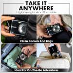 Minolta 48MP Digital Camera with Rear Selfie Lens – 4K Ultra HD Video, 2.8" LCD Screen, 16X Digital Zoom, Autofocus, Slow Motion, Time Lapse, Filters, Scene Modes, 32GB Card Included (Black)