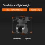 C-20D 2-Axis FPV Camera Gimbal,Pan Tilt Mount,FPV Head Tracking with UART,PWM S.Bus Control Compatible with DJI O4 O3 for Walksnail Runcam&Analog Cameras for RC Car Airplanes Drone (O4 PRO Version)