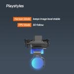 C-20D 2-Axis FPV Camera Gimbal,Pan Tilt Mount,FPV Head Tracking with UART,PWM S.Bus Control Compatible with DJI O4 O3 for Walksnail Runcam&Analog Cameras for RC Car Airplanes Drone (O4 PRO Version)