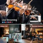 8K Video Camera Camcorder 88MP UHD WiFi Vlogging Cameras for YouTube 18X Digital Zoom IR Night Vision 3.0''Touch Screen Camera with 32GB Card, Microphone, Stabilizer, Lens Hood, Remote, Batteries