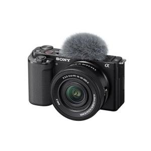 Sony Alpha ZV-E10 - APS-C Interchangeable Lens Mirrorless Vlog Camera Kit - Black, ZVE10KB