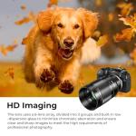 Lightdow 240mm F5.6 Reflex Lens - Telephoto Manual Focus SLR Cameras Lens for Sony Alpha A9 A7R A7S A7 A6500 A6400 A6300 A6000 A5100 A5000 NEX-7 NEX-6 NEX-5T NEX-5R