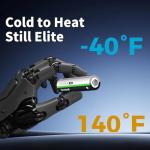 Granicell 16-Pack Lithium AA Batteries | 1.5V for Blink Cameras, Smart Locks, Alarms & Tech Devices | 10-Year Life, Leak-Proof, Extreme-Temp Resistant (Non-Rechargeable)