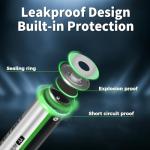 Granicell 16-Pack Lithium AA Batteries | 1.5V for Blink Cameras, Smart Locks, Alarms & Tech Devices | 10-Year Life, Leak-Proof, Extreme-Temp Resistant (Non-Rechargeable)