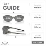 Oakley OO9438 Eyejacket Redux 943827 58MM Matte Grey Ink Fingerprint/Prizm Black Rectangle Sunglasses For Men+ Bundle Accessory Leash Kit, Microfiber Pouch