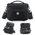 K&F CONCEPT Camera Sling Bag, Waterproof Crossbody Shoulder Bag Compatible with Canon Nikon Sony DSLR/SLR/Mirrorless Cameras and Lenses with Front EVA Hard-Shell Protection &Tripod Holder