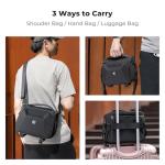 K&F CONCEPT Camera Sling Bag, Waterproof Crossbody Shoulder Bag Compatible with Canon Nikon Sony DSLR/SLR/Mirrorless Cameras and Lenses with Front EVA Hard-Shell Protection &Tripod Holder