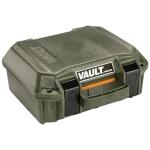 Pelican Vault - V100 Multi-Purpose Hard Case with Foam for Camera, Drone, Equipment, Electronics, and Gear (OD Green)