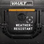 Pelican Vault - V100 Multi-Purpose Hard Case with Foam for Camera, Drone, Equipment, Electronics, and Gear (OD Green)