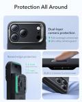 ESR Silicone Case for iPhone 17 Pro, Built-in Camera Stash Stand Compatible with MagSafe, Military-Grade Drop Protection Magnetic Phone Case for iPhone 17 Pro, Cloud Series, Black
