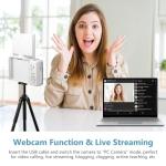 4K Digital Camera for Photography, 64MP Vlogging Camera for YouTube with 3" 180° Flip Screen, 18X Digital Zoom Point and Shoot Camara with 32GB Micro SD Card for Beginner (White)