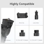 SmallRig Overhead Camera Mount, Camera Desk Mount Stand with Flexible Arm, 360° Rotatable Ball Head, DSLR Boom Arm Tabletop C Clamp for Photography Videography Live Stream - 4456