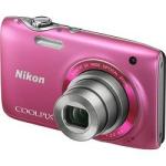 Nikon COOLPIX S3100 14 MP Digital Camera with 5x NIKKOR Wide-Angle Optical Zoom Lens and 2.7-Inch LCD (Pink)