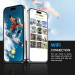 4K Digital Camera for Photography with 52mm Wide Angle & Macro Lens, 56MP Vlogging Camera for YouTube and Video, with External Adjustable Microphone, with 180° Flip Screen, 32GB TF Card