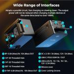 SMALLRIG V Mount Battery VB99 SE, 99Wh / 6800mAh V Mount Battery with 65W Output, 2.5H Full Charge, with USB-C, D-TAP, USB-A, Dual DC Ports, OLED Screen, for Camera, Camcorder, Monitor, Video Light