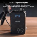 SMALLRIG V Mount Battery VB99 SE, 99Wh / 6800mAh V Mount Battery with 65W Output, 2.5H Full Charge, with USB-C, D-TAP, USB-A, Dual DC Ports, OLED Screen, for Camera, Camcorder, Monitor, Video Light