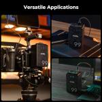 SMALLRIG V Mount Battery VB99 SE, 99Wh / 6800mAh V Mount Battery with 65W Output, 2.5H Full Charge, with USB-C, D-TAP, USB-A, Dual DC Ports, OLED Screen, for Camera, Camcorder, Monitor, Video Light