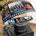 4K Digital Cameras for Photography, 48 MP Vlogging Camera for YouTube with 180° Flip Screen,16X Digital Zoom,Flash & Autofocus,52mm Wide Angle & Macro Lens,2 Batteries,32GB SD Card